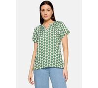 Cartoon Blusenshirt Damen Viskose grün, 42
