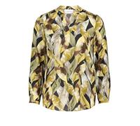 Cartoon Blusenshirt Schwarz/Grün, 38 Damen