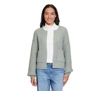 Cartoon Damen Strick-Cardigan mit Taschen Jadeite Größe 40