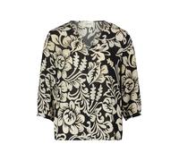CARTOON - Casual-Bluse Schwarz/Beige - Gr. - 36