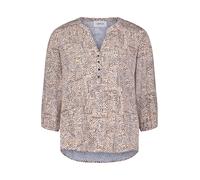 CARTOON - Casual-Bluse weiß/braun - Gr. - 38