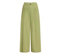 Stoffhose CARTOON "Damen mit Bundfalten", Damen, Gr. 36, Normalgrößen, mosstone, Obermaterial: 71% Baumwolle, 25% Polyamid, 04% Elasthan, loose fit lang, Hosen Stoffhose (84775612-36) mosstone