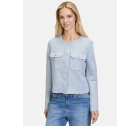 Cartoon Damen Casual-Jacke mit Taschen 36, Blue Blizzard