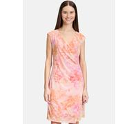 Cartoon Damen Casual-Kleid ohne Arm 46, Orange/Pink