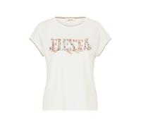 Cartoon Casual-Shirt mit Rundhalsausschnitt - Patch Cream/Light Blue 44