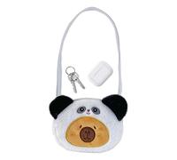 Cartoon Change -Geldbörse - Mini -Schulter, Plüschkreuzkörper | Entzückende Capybara -Form -Tasche für die Aufbewahrung von Telefon Bargeldkarten Schlüsselmünzen Kleinkinder Kinder Teenager Reisegesch