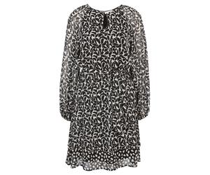 CARTOON - Chiffonkleid schwarz/weiß - Gr. - 44