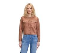 Cartoon Damen Blazer-Jacke mit Taschen 40, Brown Patina
