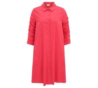 Cartoon Damen Blusenkleid mit Taschen 34, rot