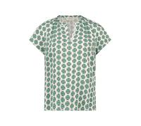 CARTOON - Blusenshirt green/blue - Gr. - 42