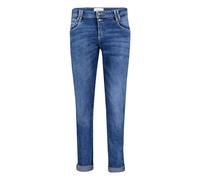 Cartoon Boyfriend-Hose mit Nieten Damen Gr. 46 Blau