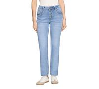 Cartoon Damen Boyfriend-Jeans im Vintage-Look