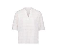 Cartoon Damen Casual-Bluse mit Lurexfaden 42, White/Orange