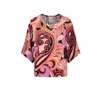 Cartoon Damen Casual-Bluse mit Muster Violett/Rosa Größe 42