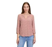 Schlupfbluse CARTOON "Cartoon Casual-Bluse mit Muster" Gr. 44, bunt (rosé, camel) Damen Blusen (42109715-44) rosé, camel