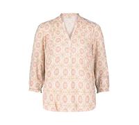 Cartoon Damen Casual-Bluse mit Raffung 36, Cream/Rosé