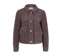 Jackenblazer CARTOON "Cartoon Damen Casual-Jacke mit aufgesetzten Taschen", Damen, Gr. 34, braun (hellbraun), Obermaterial: 82% Polyester, 18% Polyamid., casual, gerade normal, Rundhals, Blazer (79839