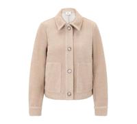 Jackenblazer CARTOON "Cartoon Damen Casual-Jacke mit aufgesetzten Taschen", Damen, Gr. 36, beige, Obermaterial: 82% Polyester, 18% Polyamid., casual, gerade normal, Rundhals, Blazer (88274922-36) beig