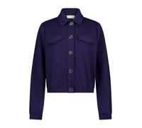 Jackenblazer CARTOON "Damen mit aufgesetzten Taschen", Damen, Gr. 42, dunkelblau, Obermaterial: 50% Viskose, 45% Polyester, 5% Elasthan, gerade normal, Rundhals, Blazer (82148121-42) dunkelblau