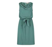 Cartoon Damen Casual-Kleid mit Bindegürtel Dark Forest,46