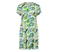 Cartoon Damen Casual-Kleid mit Eingrifftaschen 44, Nature/Green