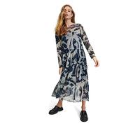 Cartoon Damen Casual-Kleid mit Stufen