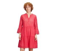 Cartoon Damen Casual-Kleid mit Stufen Himbeere,40