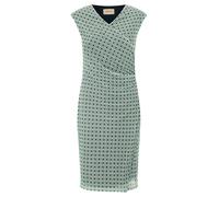 Cartoon Damen Casual-Kleid ohne Arm 40, Green/Blue