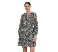 Cartoon Chiffonkleid Damen schwarz, 34