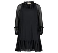 Cartoon Damen Chiffonkleid mit Stufen Schwarz,36