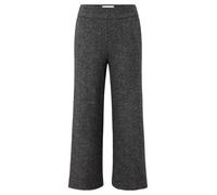 Cartoon Culotte Damen mit Bügelfalte casual 7/8-Länge schwarz/grau Gr. 42