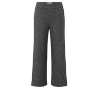 Cartoon Culotte Damen mit Bügelfalte casual 7/8-Länge schwarz/grau Gr. 42