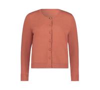 Cartoon Feinstrickjacke Damen mit Rundhalsausschnitt Terra Cotta Größe 44