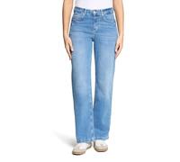 Cartoon Stretch-Jeans Damen mit Eingrifftaschen, gerade, 99% Baumwolle/1% Elasthan, Blau Gr. 40