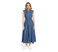 Cartoon Damen Jeanskleid mit Eingrifftaschen 38, Blau
