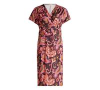 Cartoon Damen Jerseykleid mit Raffung 46, Violett/Rosa