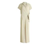 Cartoon Jumpsuit elm Damen mit Bindegürtel tailliert U-Boot-Ausschnitt Größe 40