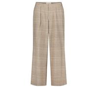 Cartoon Damen Karo-Hose mit Bundfalten