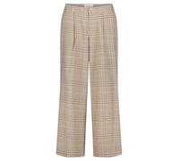 Cartoon Karo-Hose Damen mit Bundfalten Braun Gr. 36