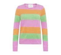 Strickpullover CARTOON "Damen mit Rundhalsausschnitt", Damen, Gr. 40, lila, orange, Feinstrick, Obermaterial: 100% Kaschmir, straight fit lang, Rundhals, Pullover Strickpullover (15972367-40) lila, or