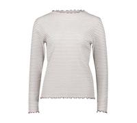 CARTOON - Langarm-Shirt weiß/taupe - Gr. - 44