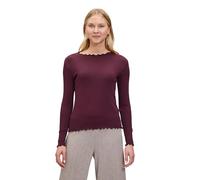 Cartoon Damen Langarm-Shirt mit Kragen 38, Dark Aubergine