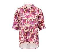CARTOON - Leinenbluse cream/dark pink - Gr. - 44