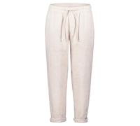 Leinenhose CARTOON "Cartoon Leinenhose mit Tunnelzug", Damen, Gr. 38, Normalgrößen, beige (nature, cream), Obermaterial: 100% Leinen., casual, lässig geschnitten lang, Hosen, Material (94335163-38) na