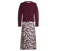 Cartoon Damen Midikleid 2er Set 44, Taupe/Violett