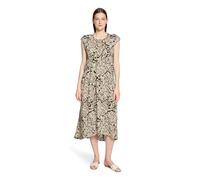 Cartoon Damen Midikleid mit Muster 38, Nature/Black