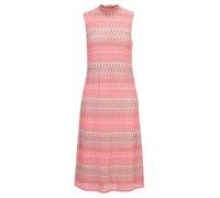 Midikleid CARTOON "Damen mit Stehkragen", Damen, Gr. 46, Normalgrößen, rosa (rosa, taupe), Obermaterial: 95% Polyester, 5% Polyester. Futter: 95% Viskose, 5% Elasthan, tailliert lang, Rundhals, Kleide