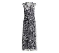Cartoon Damen Midikleid ohne Arm 46, Weiß/Schwarz