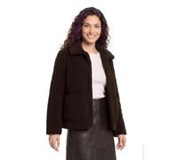 Cartoon Damen Plüschjacke mit Kragen