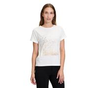 Cartoon Damen Printshirt mit Ärmelaufschlag 36, Patch Cream/Gold
